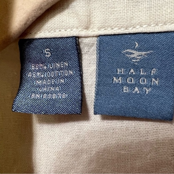 Women’s Linen Asian Style Blouse Size Small - Picture 6 of 7